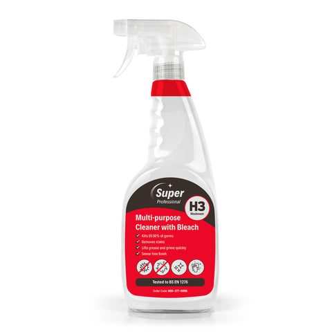 Super Multi Purpose Cleaner With Bleach 750ml - BeSafe Supplies Ltd