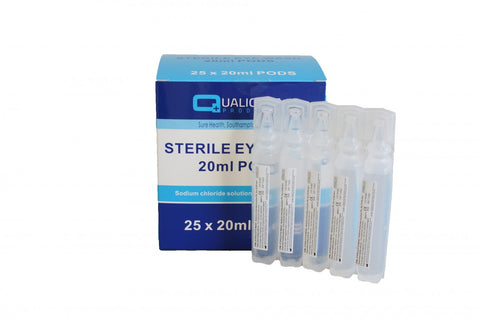 Eyewash Pods - Pack of 25 - BeSafe Supplies Ltd