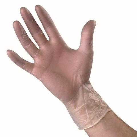 Premium Clear Vinyl Powder Free Gloves- Box of 100 - BeSafe Supplies Ltd