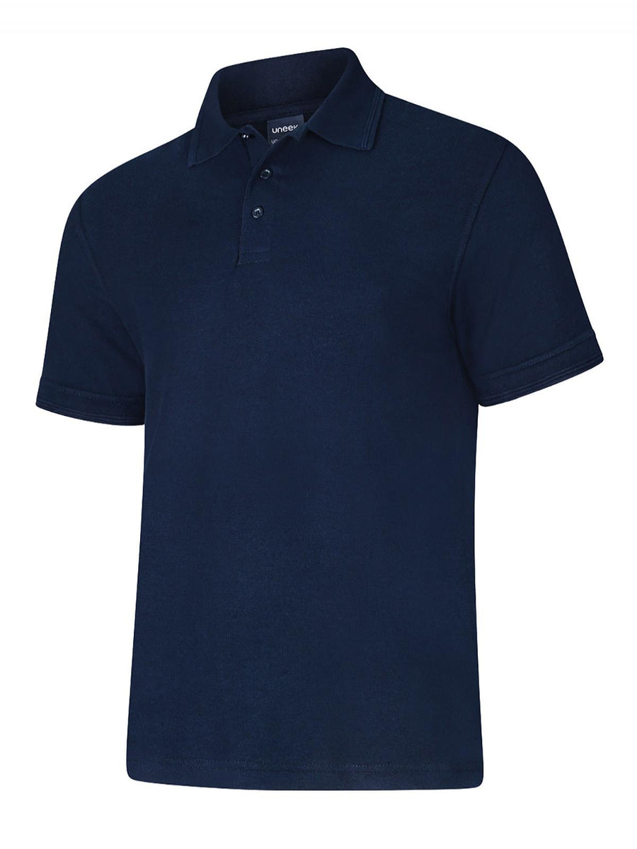 Delux Polo Shirt Navy BeSafe Supplies Ltd