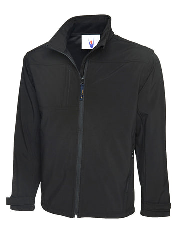 Premium Soft Shell Jacket Black - BeSafe Supplies Ltd