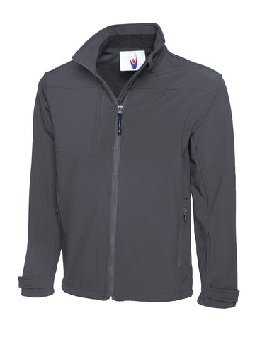 Premium Soft Shell Jacket Grey - BeSafe Supplies Ltd