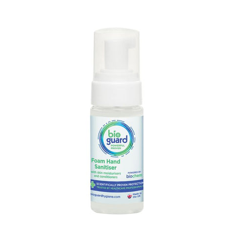 Bioguard. Alcohol Free Foam Hand Sanitiser 50ml - BeSafe Supplies Ltd