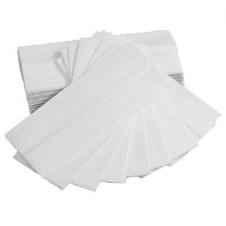 1Ply White C Fold Hand Towels- Case of 2640 - BeSafe Supplies Ltd
