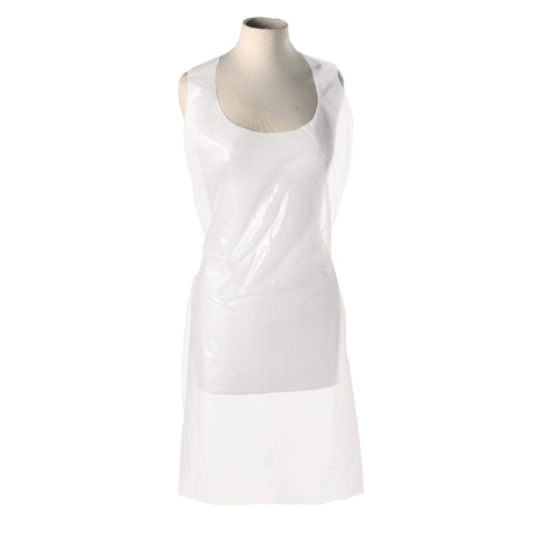 Premium Aprons On A Roll White - Roll of 200 - BeSafe Supplies Ltd