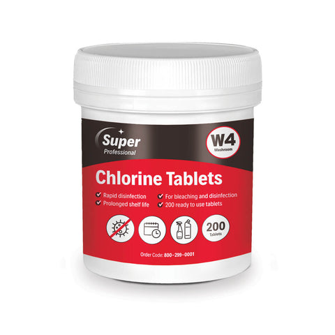 Super Chlorine Tablets - Tub of 200 - BeSafe Supplies Ltd