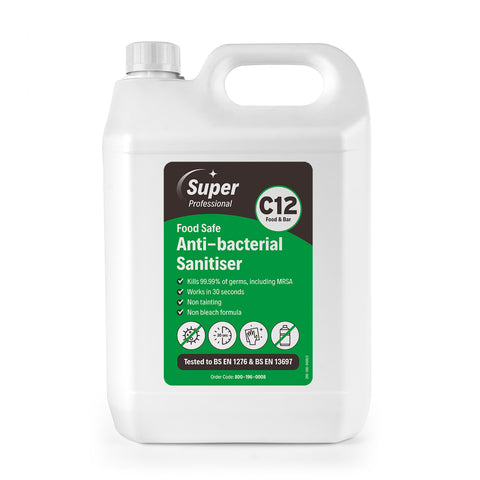 Super Food Safe Anti-Bacterial Sanitiser 5L - BeSafe Supplies Ltd