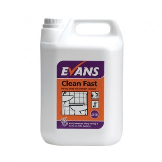 Evans Clean Fast Heavy Duty Washroom Cleaner Sanitiser 5L - BeSafe Supplies Ltd