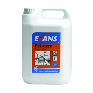 Evans Est-eem Food Safe Cleaner Sanitiser 5L - BeSafe Supplies Ltd