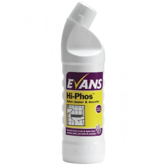 Evans Hi Phos Heavy Duty Toilet Cleaner & Descaler 1L - BeSafe Supplies Ltd