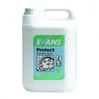 Evans Protect Disinfectant Cleaner 5L - BeSafe Supplies Ltd