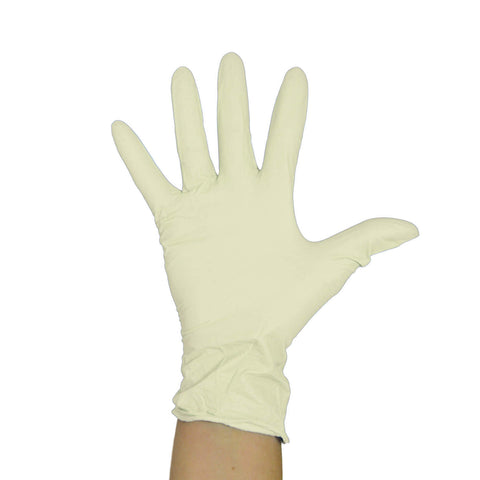 Latex Powder Free Gloves- Box of 100 - BeSafe Supplies Ltd