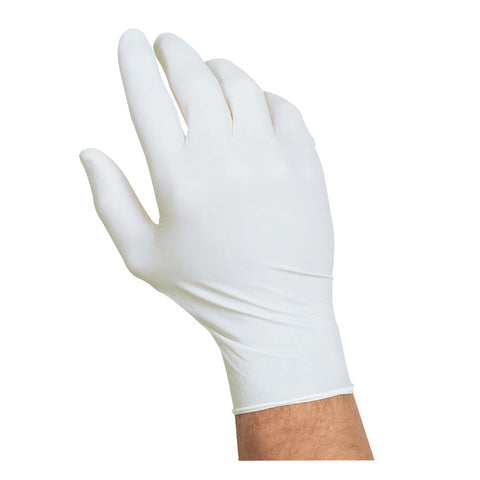 White Nitrile Powder Free Gloves- Box of 200 - BeSafe Supplies Ltd