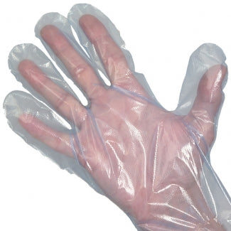 Smooth Blue Polythene Powder Free Glove- Pack of 100 - BeSafe Supplies Ltd