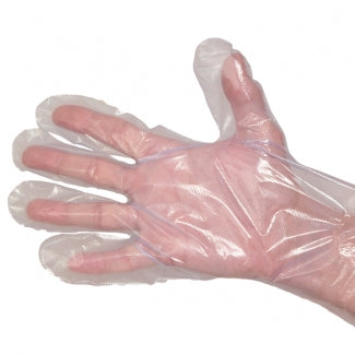 Smooth Clear Polythene Powder Free Glove- Pack of 100 - BeSafe Supplies Ltd