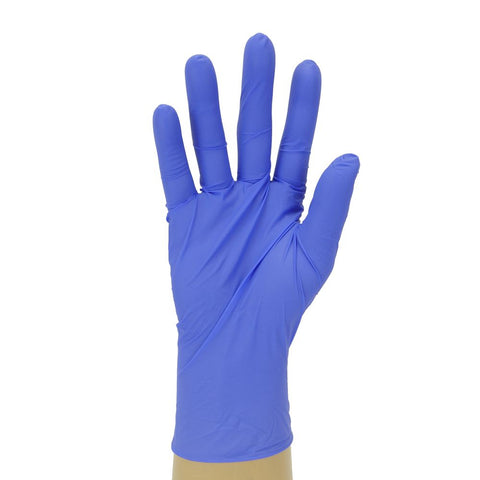 Indigo Accelerator Free Nitrile Powder Free Disposable Gloves- Box of 100 - BeSafe Supplies Ltd