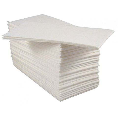1Ply White V Fold Hand Towels- Case of 4000 - BeSafe Supplies Ltd