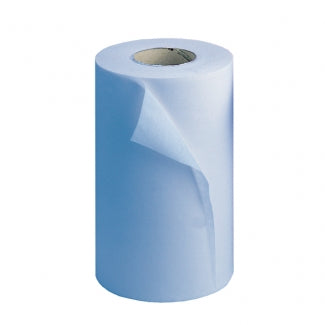2 Ply Blue Wiper Rolls 40m- Case of 24 - BeSafe Supplies Ltd