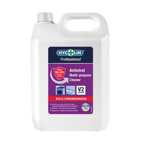 V2 Hycolin Antiviral Multipurpose Cleaner Disinfectant 5L - BeSafe Supplies Ltd