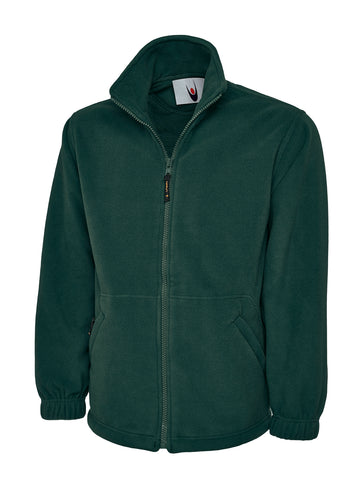 Premium Full Zip Fleece Jacket Bottle Green - BeSafe Supplies Ltd