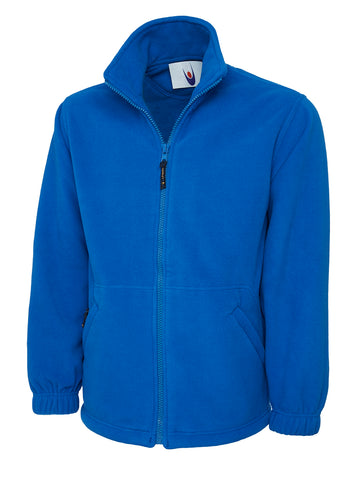 Premium Full Zip Fleece Jacket Royal Blue - BeSafe Supplies Ltd