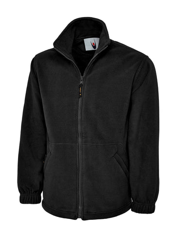 Premium Full Zip Fleece Jacket Black - BeSafe Supplies Ltd