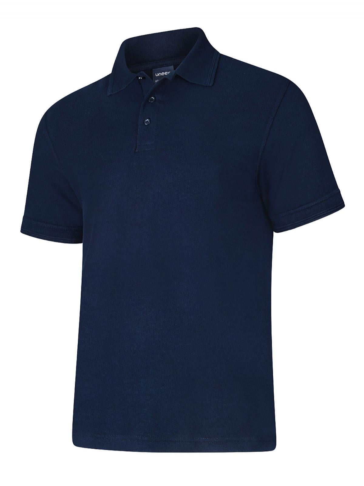Delux Polo Shirt Navy BeSafe Supplies Ltd