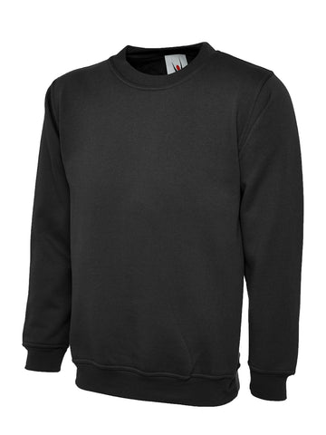 Classic Sweatshirt Black - BeSafe Supplies Ltd