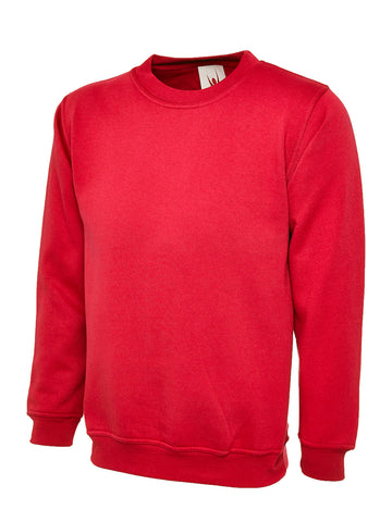 Classic Sweatshirt Red - BeSafe Supplies Ltd