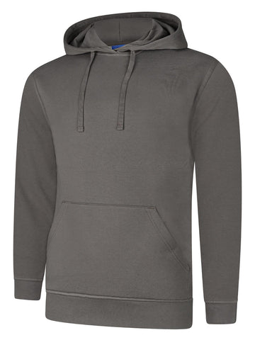 Delux Hooded Sweatshirt Steel Grey - BeSafe Supplies Ltd