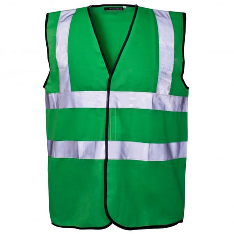 Hi Viz Vest Green - BeSafe Supplies Ltd