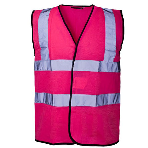 Hi Viz Vest Pink - BeSafe Supplies Ltd