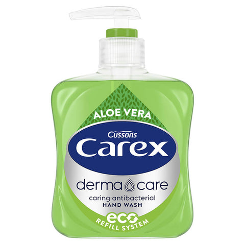 Carex Dermacare Aloe Vera Antibacterial Hand Wash 250ml - BeSafe Supplies Ltd